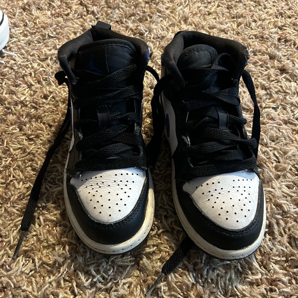 Kids Black and White Sneakers